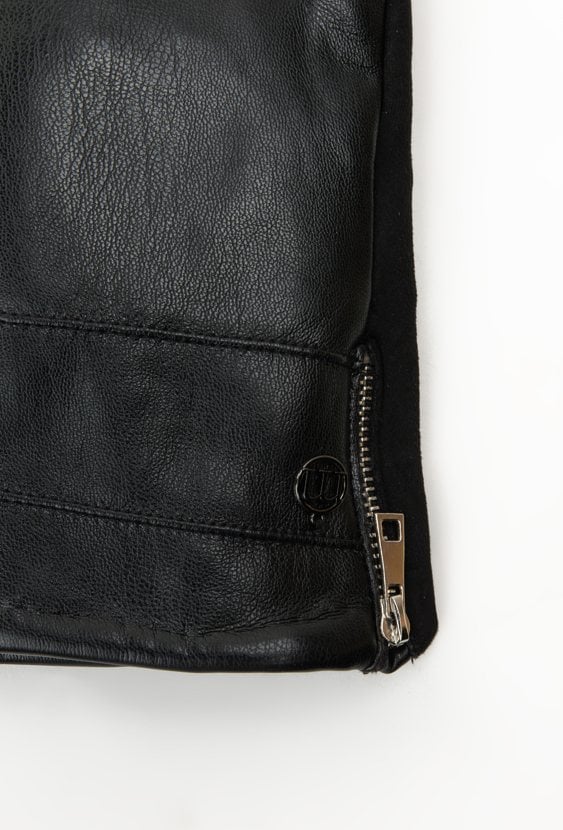 Rękawiczki z łączonych materiałów