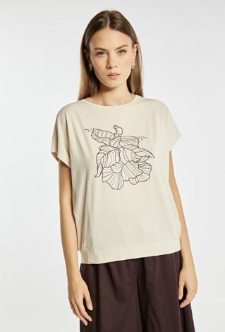 T-shirt z bawełną