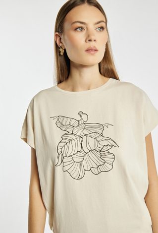 T-shirt z bawełną