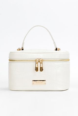 Kuferek damski z delikatnym wzorem