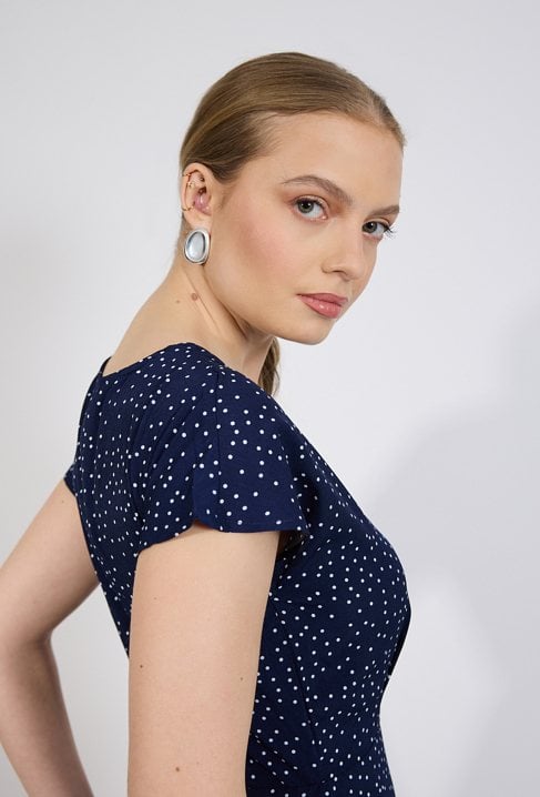 Sukienka damska w kropki