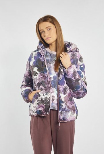 Sportowa kurtka w kwiatowym princie