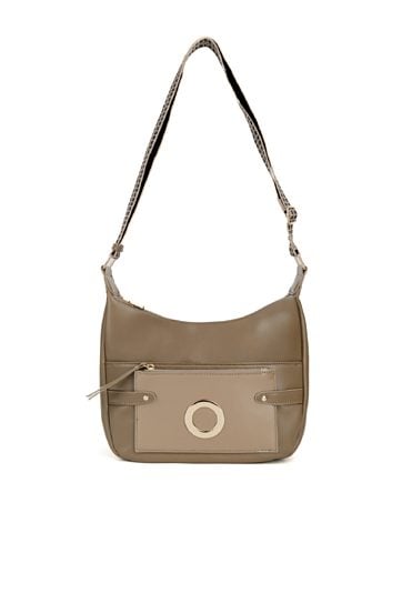 Torba na wzorzystym pasku