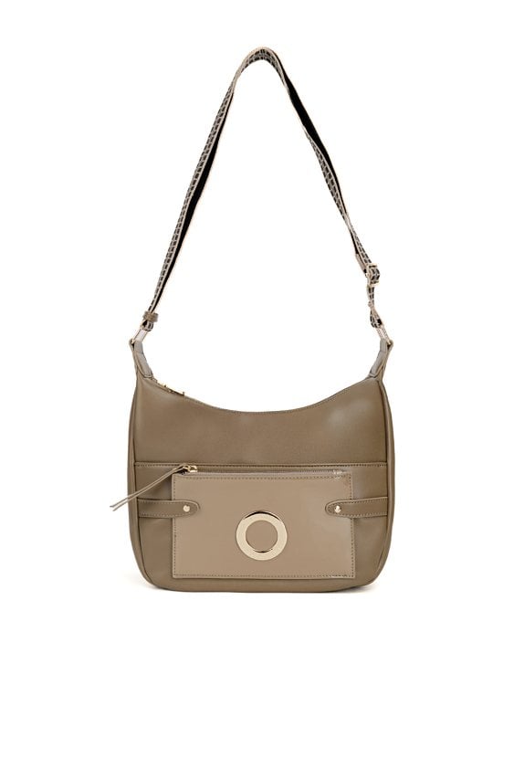 Torba na wzorzystym pasku