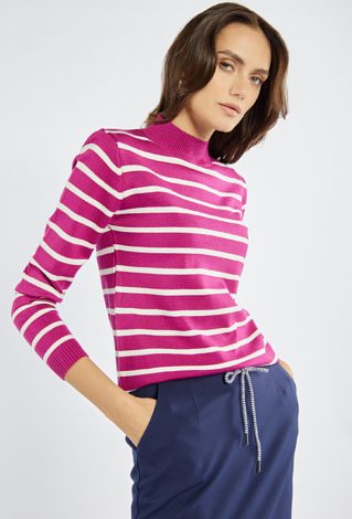 Sweter damski w paski