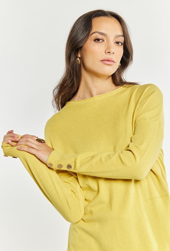 Sweter damski z kieszeniami