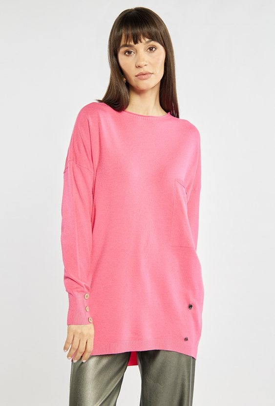 Sweter damski z kieszeniami