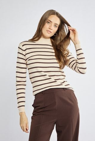 Sweter damski w paski