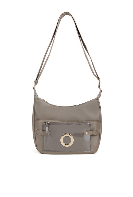 Torba na wzorzystym pasku