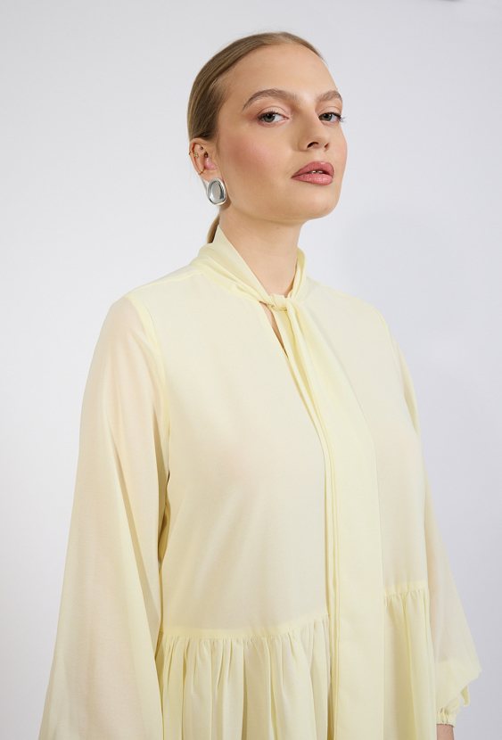 Gładka, elegancka sukienka