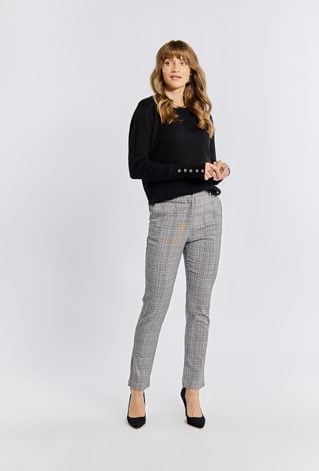 Spodnie damskie z wzorem