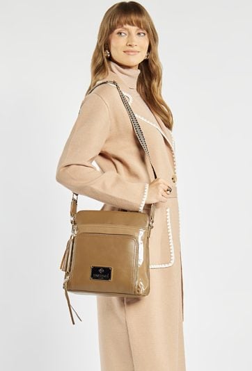 Torba damska z frędzlami