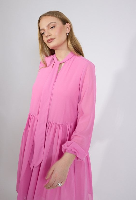 Gładka, elegancka sukienka