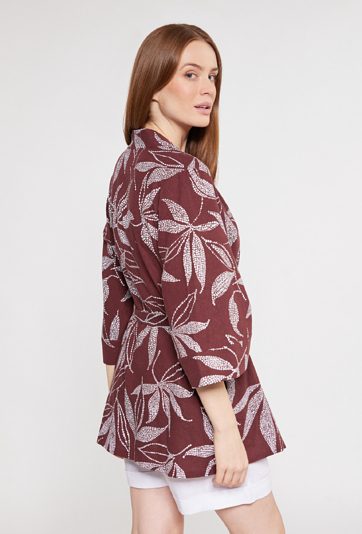 Narzutka damska z wzorem