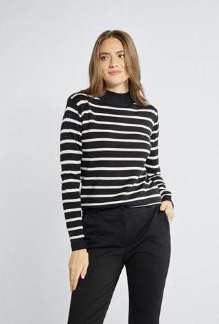 Sweter damski w paski