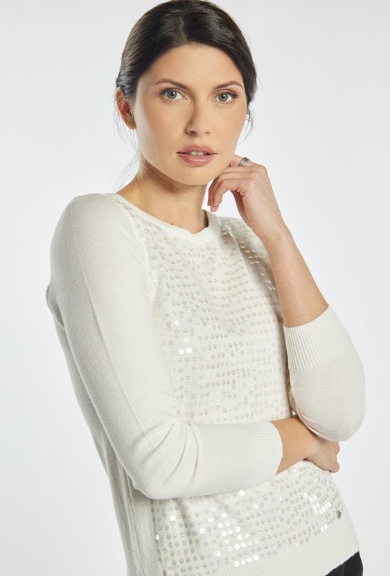 Sweter damski z wiskozą