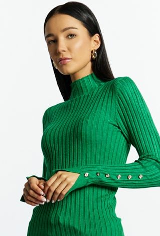 Sweter damski z półgolfem