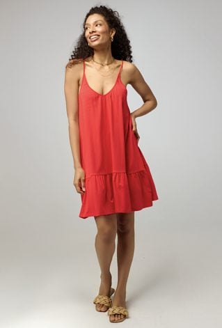 Bawełniana sukienka na ramiączkach