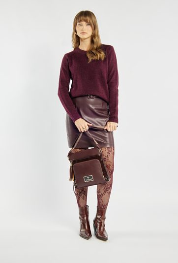 Torba damska z frędzlami