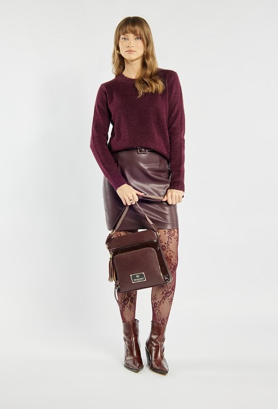 Torba damska z frędzlami