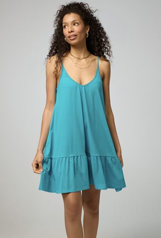 Bawełniana sukienka na ramiączkach