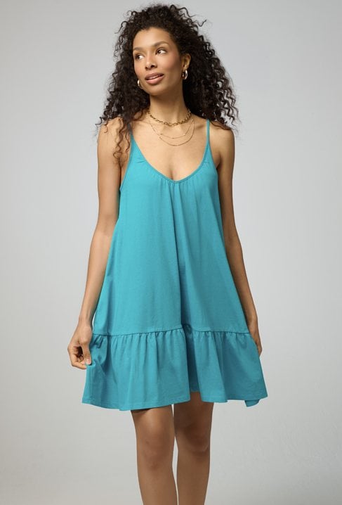 Bawełniana sukienka na ramiączkach