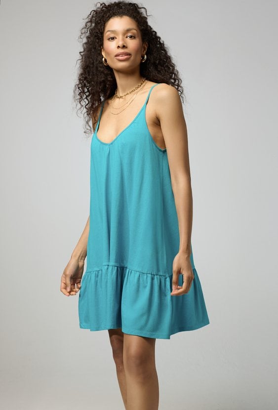 Bawełniana sukienka na ramiączkach