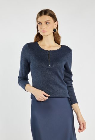Szykowna bluzka z połyskiem
