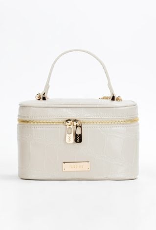 Kuferek damski z delikatnym wzorem