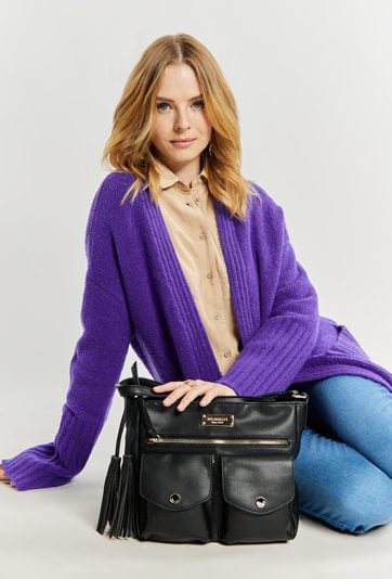 Torba damska z frędzlami