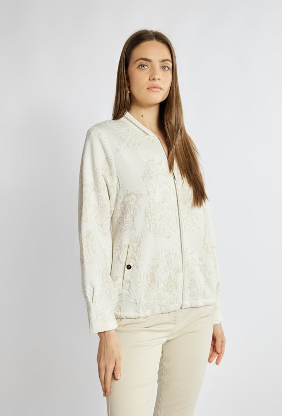 Stylowa bluza z połyskującym wzorem