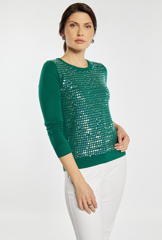 Sweter damski z wiskozą