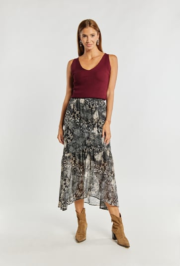 Spódniczka damska z wzorem