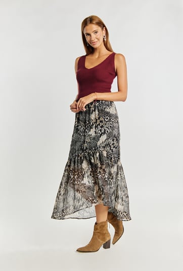 Spódniczka damska z wzorem