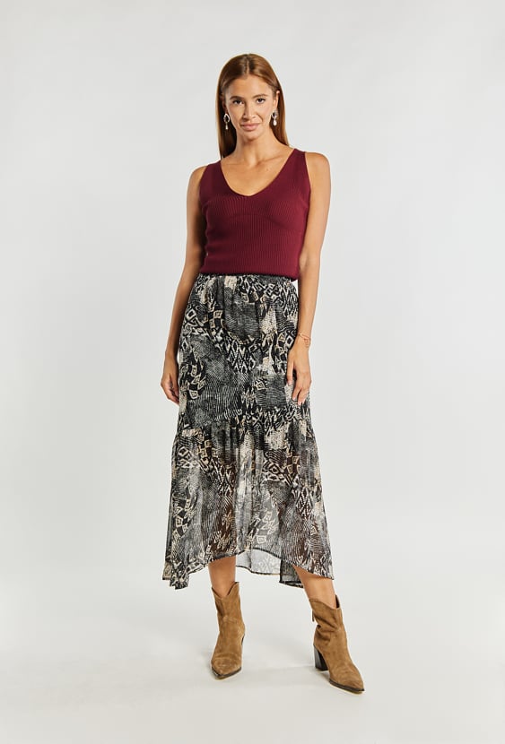 Spódniczka damska z wzorem