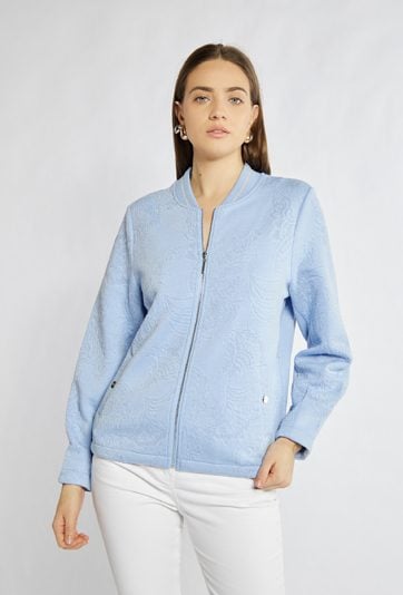 Stylowa bluza z połyskującym wzorem