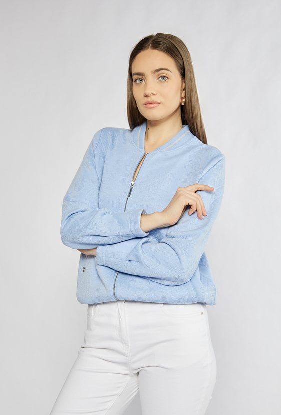 Stylowa bluza z połyskującym wzorem