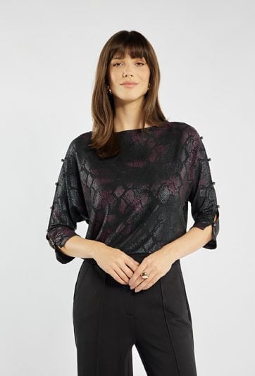 Bluzka ze zwierzęcym motywem