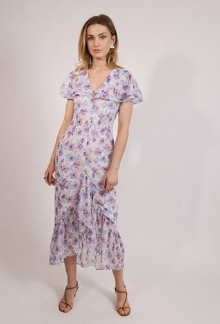 Sukienka z kwiatowym wzorem