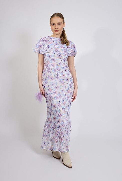 Sukienka z kwiatowym wzorem
