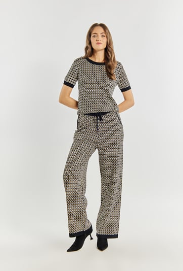 Wiskozowe spodnie damskie