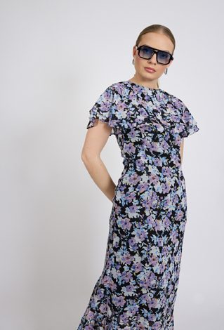 Sukienka z kwiatowym wzorem