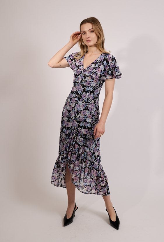 Sukienka z kwiatowym wzorem