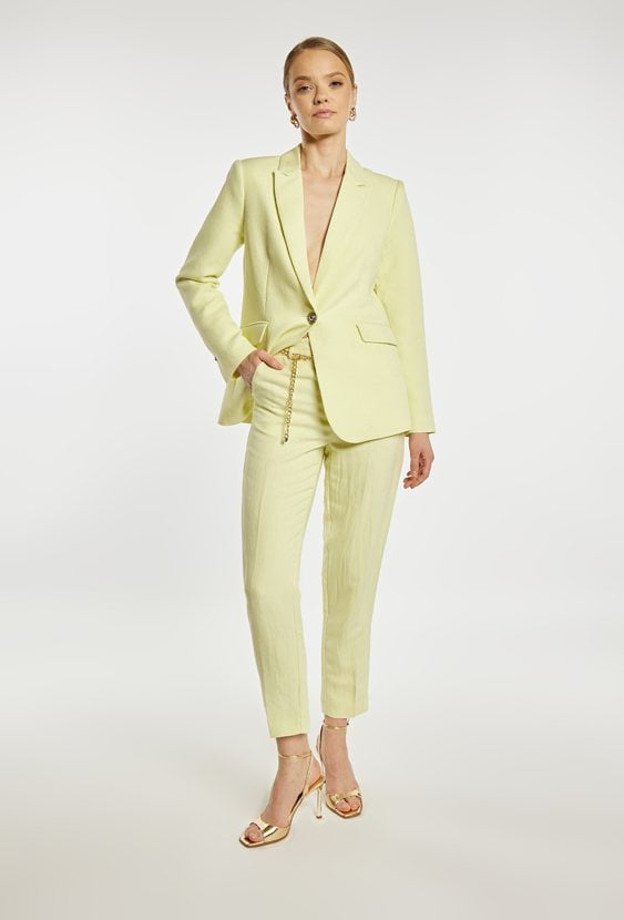 Eleganckie spodnie z dodatkiem wiskozy