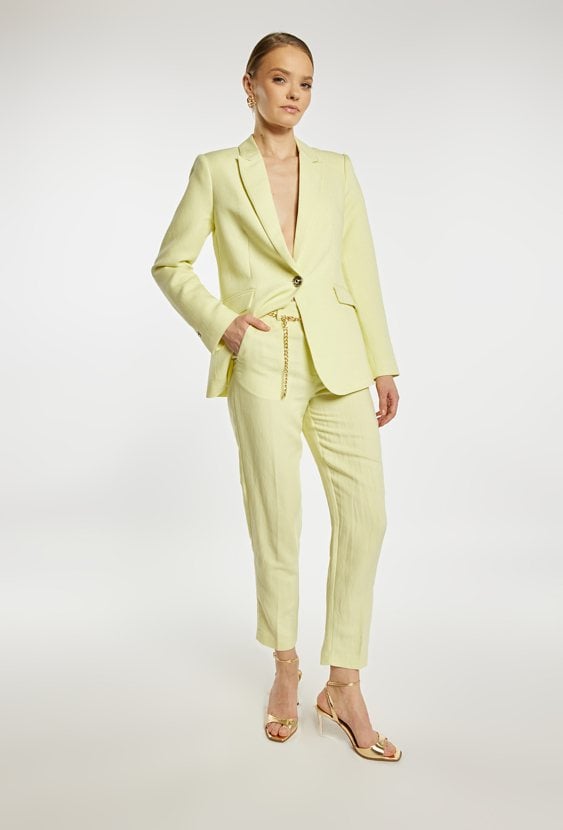 Eleganckie spodnie z dodatkiem wiskozy