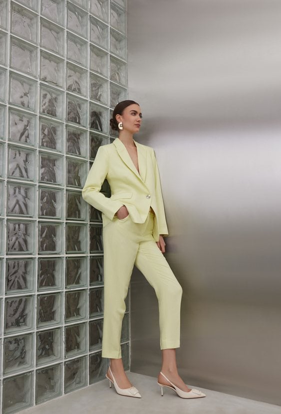 Eleganckie spodnie z dodatkiem wiskozy