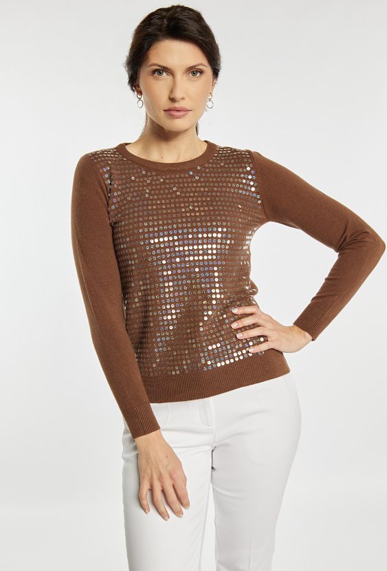 Sweter damski z wiskozą