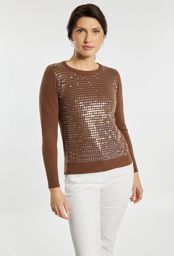 Sweter damski z wiskozą