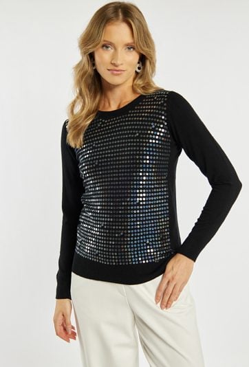Sweter damski z wiskozą