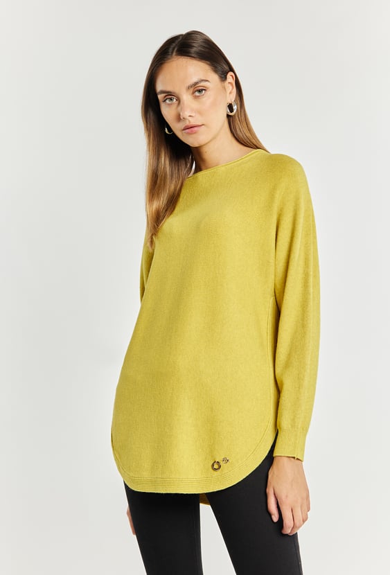 Sweter damski z guzikami